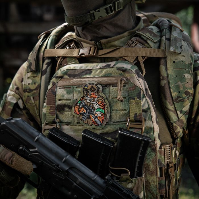 M-Tac нашивка Tiger (вишивка) Multicam/Coyote/Green