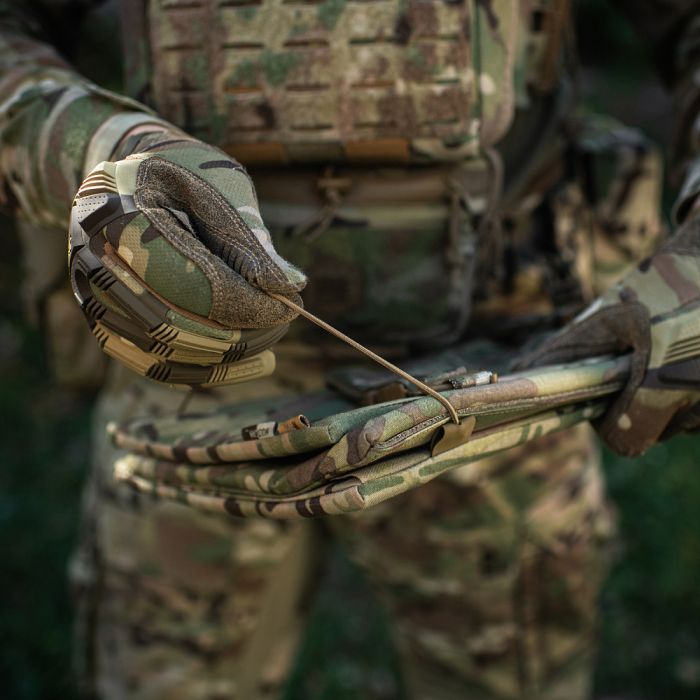 M-Tac килимок для сидіння трьохсекційний з балістичним пакетом 1 клас (BRONYX) Multicam