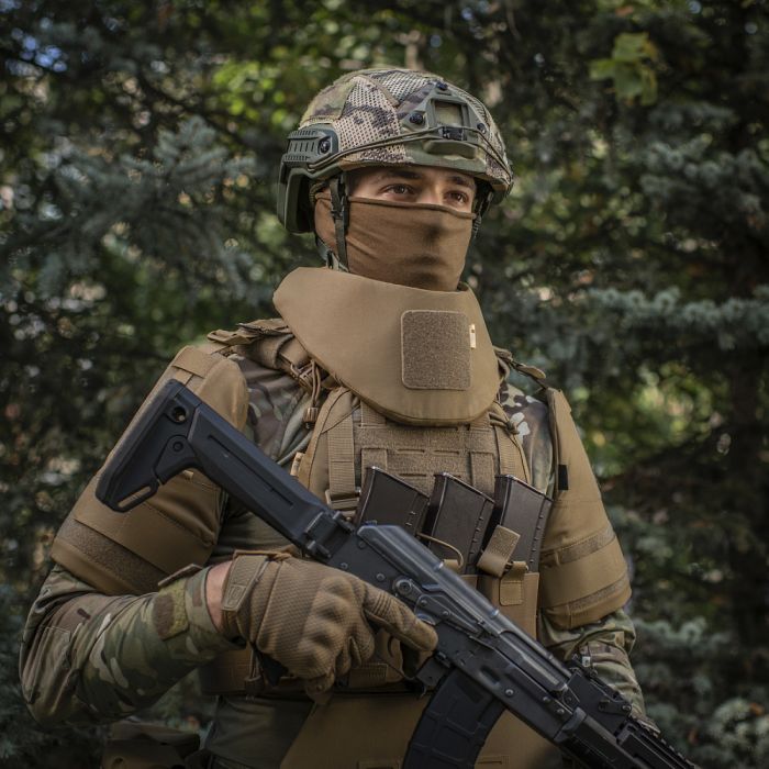 M-Tac Горжет з балістичними пакетами 1 клас захисту Elite Gen.II Coyote