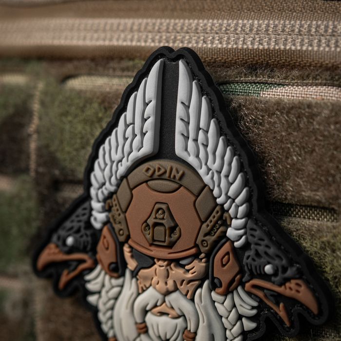 M-Tac нашивка Odin Tactical 3D PVC White/Coyote