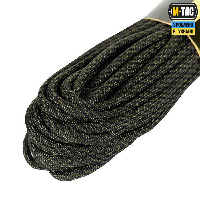 M-Tac паракорд 550 type III Black/Green Stairs 15м