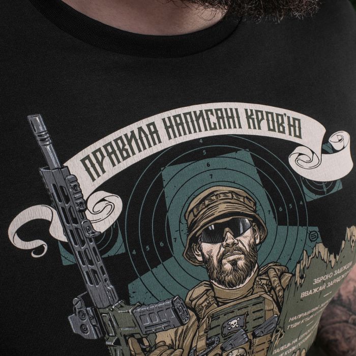 M-Tac футболка Заповіді стрільця Black