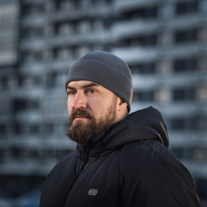 M-Tac шапка Watch Cap Elite фліс (320г/м2) Dark Grey