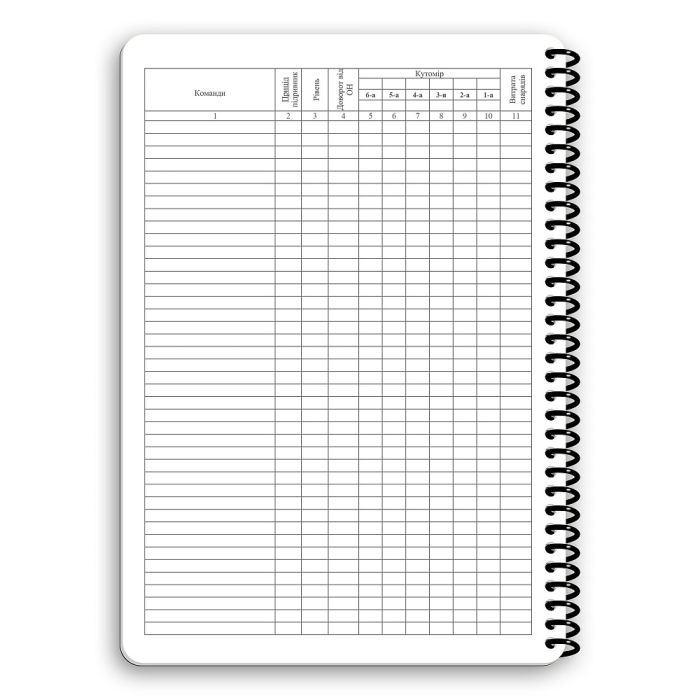 Ecopybook Tactical Блокнот Старшого офіцера батареї