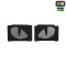 M-Tac нашивка Tiger Eyes Laser Cut (пара) Reflective Black