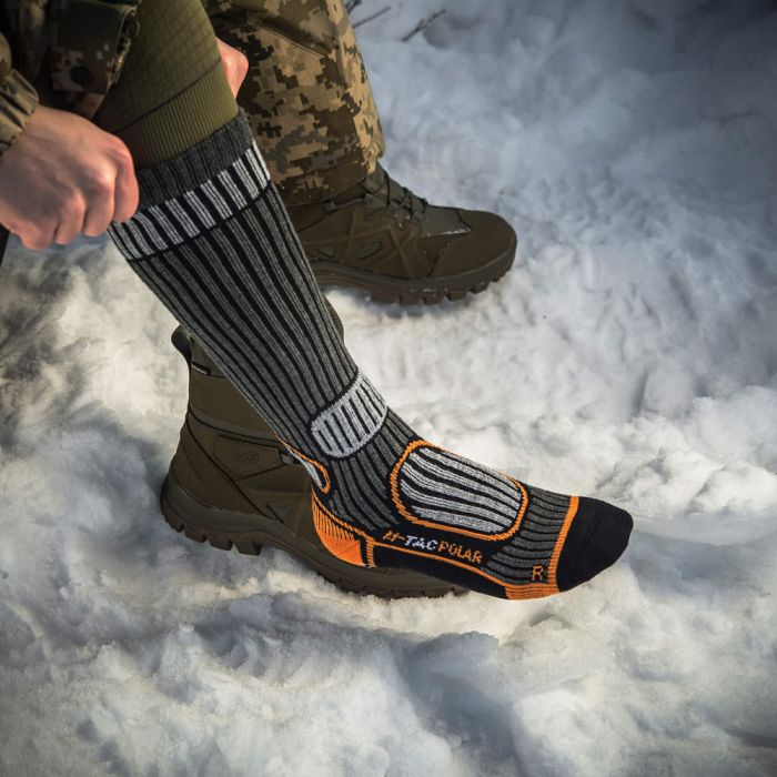 M-Tac шкарпетки Polar Merino 40% Long Black