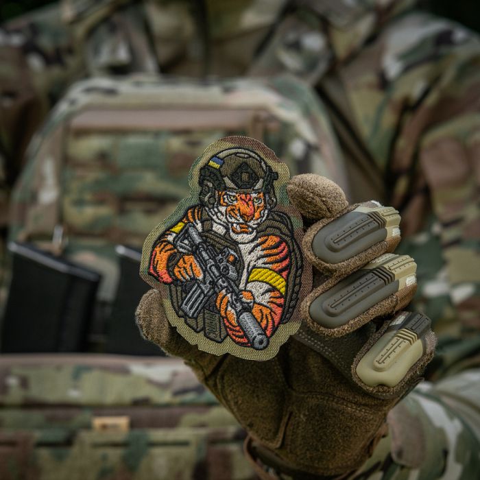 M-Tac нашивка Tiger (вишивка) Multicam/RG/Yellow