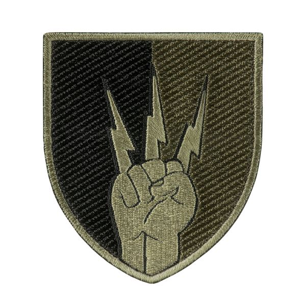 Шеврон 76 полк зв'язку олива