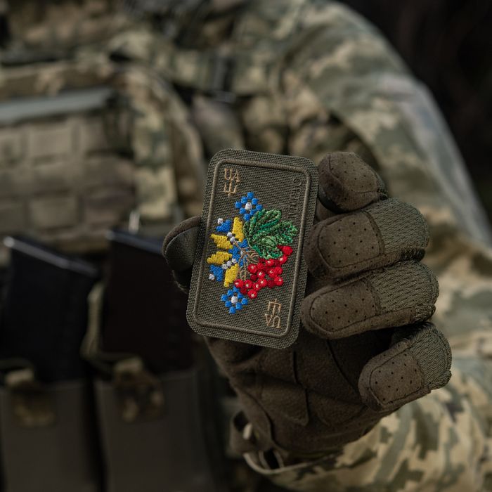 M-Tac нашивка Орнамент Калина (вишивка) Ranger Green