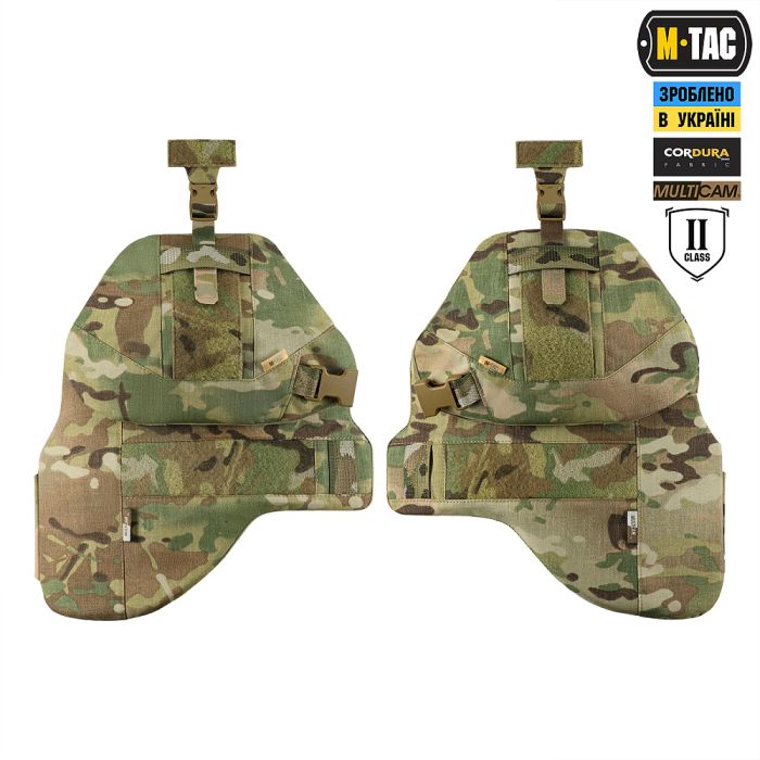 M-Tac плечовий захист з балістичними пакетами 2 клас (FMS) Ергономічний (Пара) Multicam