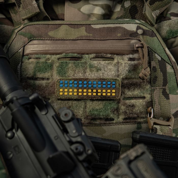 M-Tac нашивка прапор України 25х80 Velcro/PVC Multicam
