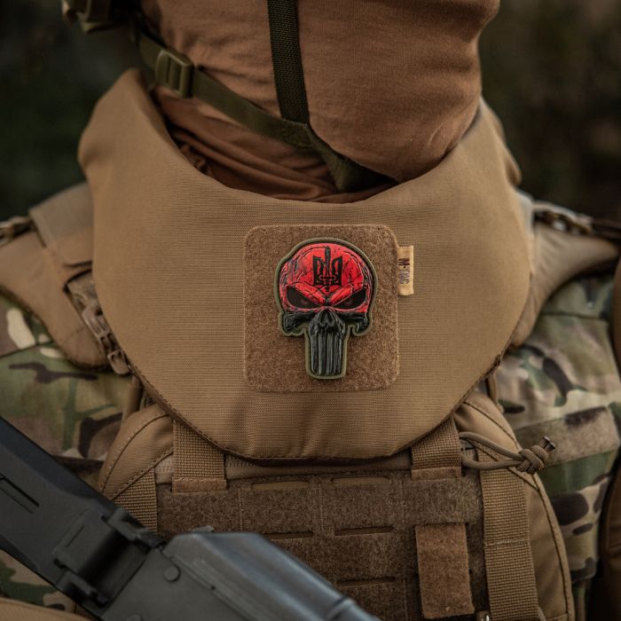 Нашивка Punisher Червоний
