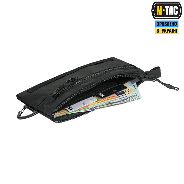 M-Tac гаманець горизонтальний з карабіном X-Pac Elite Black