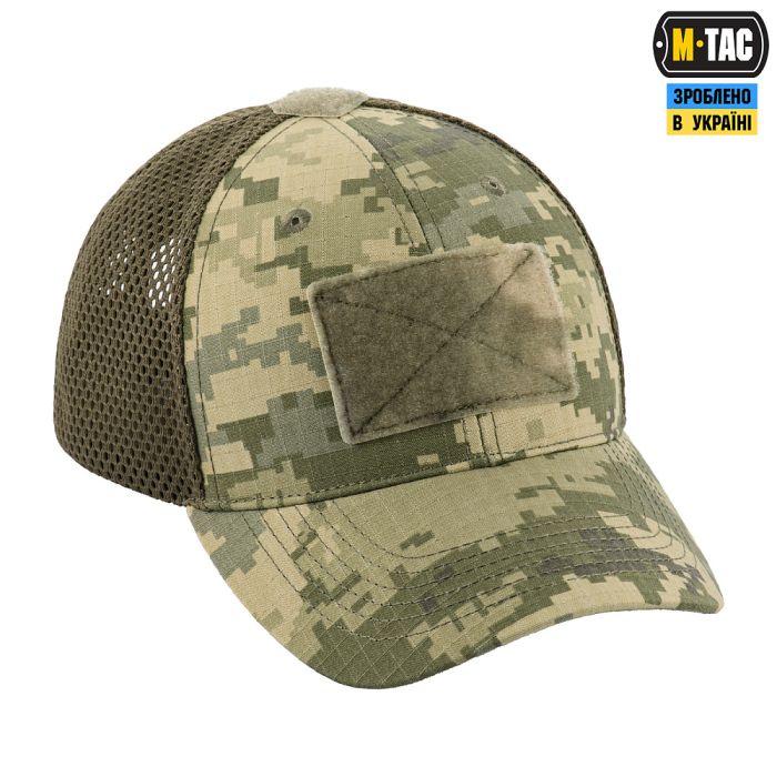 M-Tac бейсболка тактическая с сеткой Rip-Stop MM14
