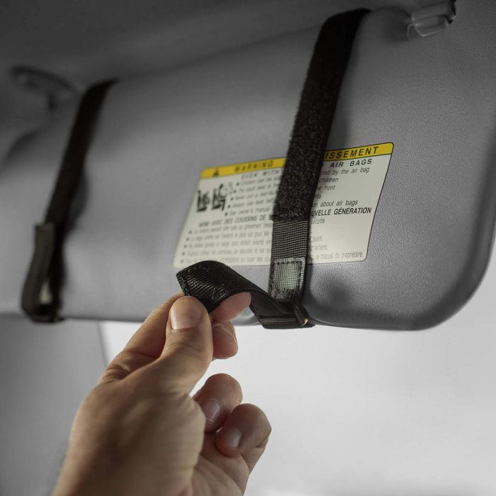 M-Tac велкро-панель на автомобільний сонцезахисний візор Elite Multicam Black