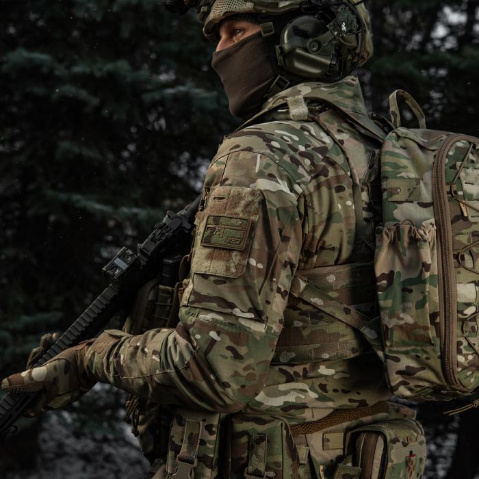 M-Tac нашивка AR-15 Velcro/PVC Multicam