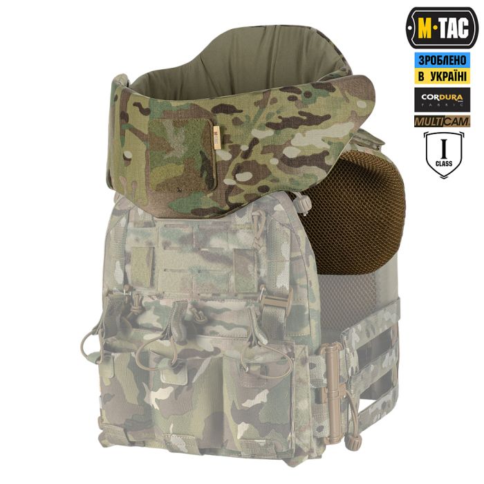 M-Tac Горжет сумісний з активними навушниками 1 клас захисту Elite Multicam