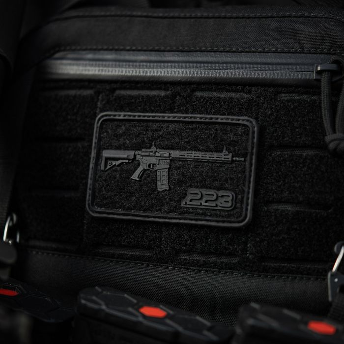 M-Tac нашивка AR-15 Velcro/PVC Black