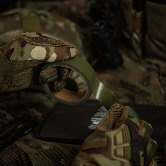 M-Tac армований скотч 25 мм 10 м олива