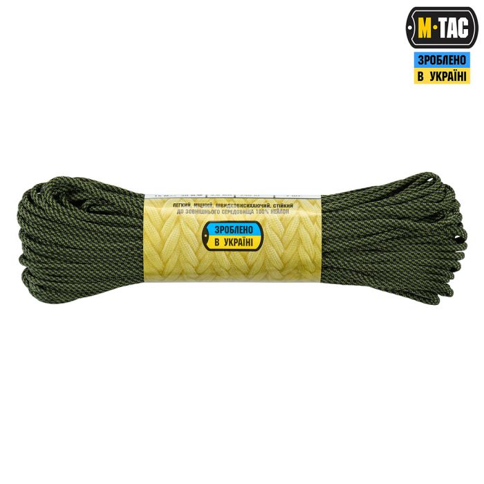 M-Tac паракорд 550 type III 30m Black/Grass Stairs