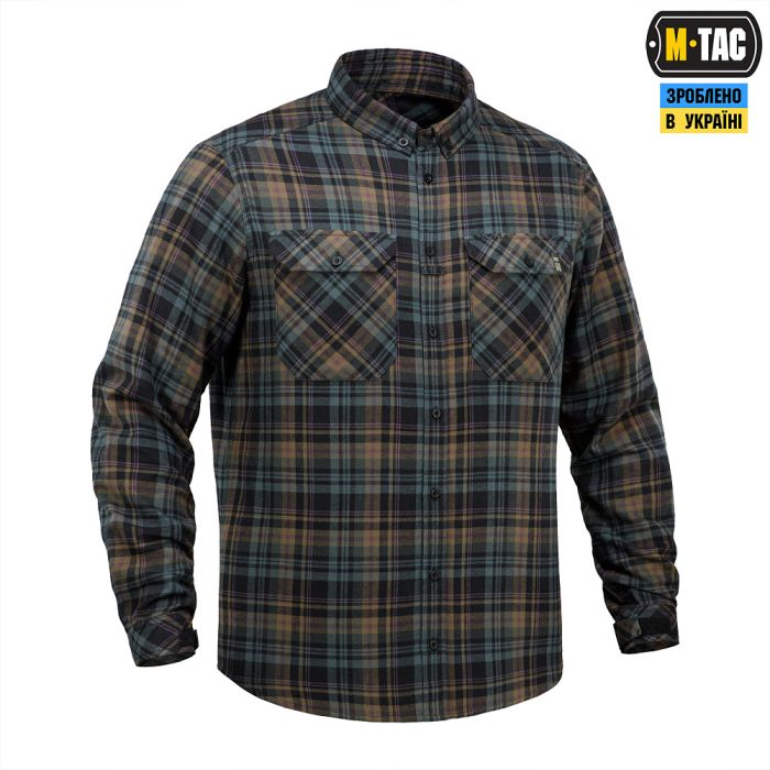 M-Tac сорочка Lumberjack Merino Cold Weather Blue/Yellow
