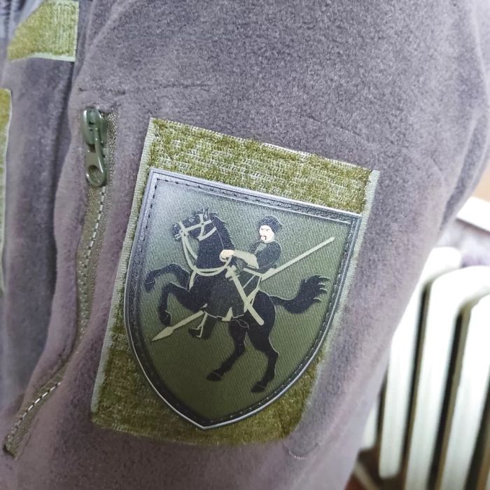 Нашивка ПВХ ЗСУ 110 окрема механізована бригада олива