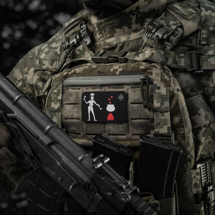 M-Tac нашивка прапор Чорна Борода Кухар Black