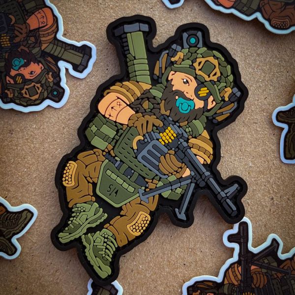 Патч ПВХ МАЛЮК "Штурмовик 3ОШБ"