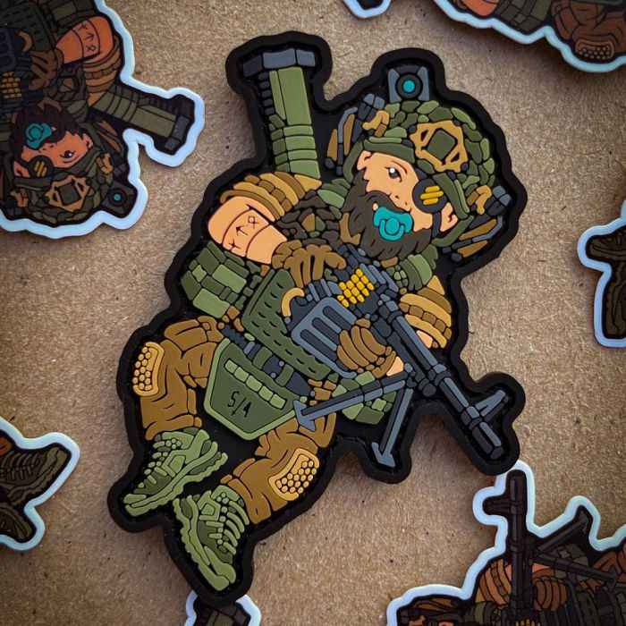 Патч ПВХ МАЛЮК "Штурмовик 3ОШБ"