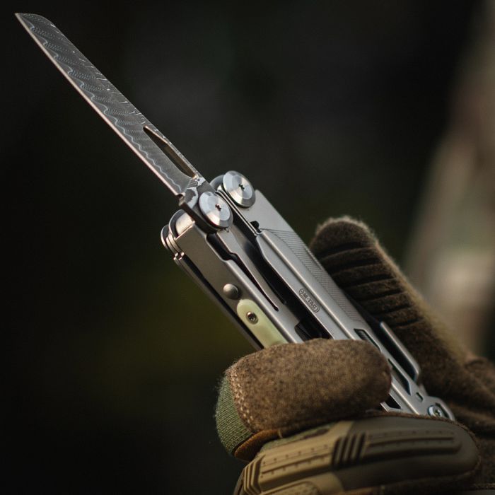 M-Tac мультитул Type 12 Steel/Damascus