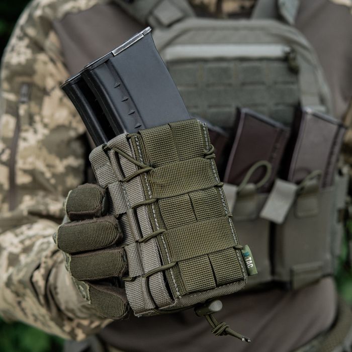M-Tac підсумок для АК відкритий подвійний Laser Cut  Ranger Green