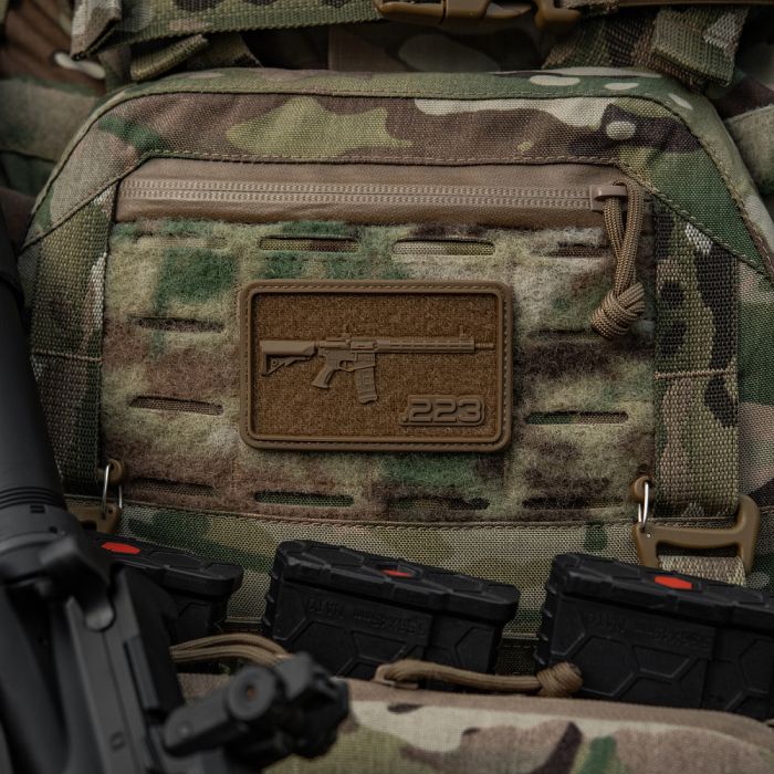 M-Tac нашивка AR-15 Velcro/PVC Coyote