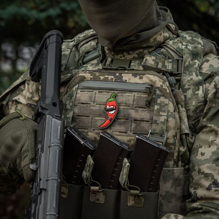 M-Tac нашивка Перчик 3D молодший сержант (PVC)