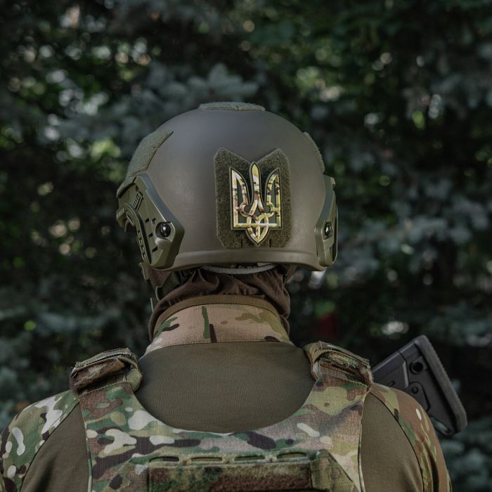 Нашивка Тризуб PVC великий MC