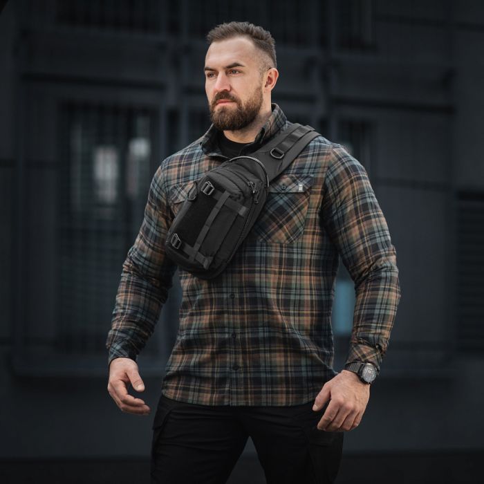 M-Tac сумка Sling Civilian Lite-NR Black