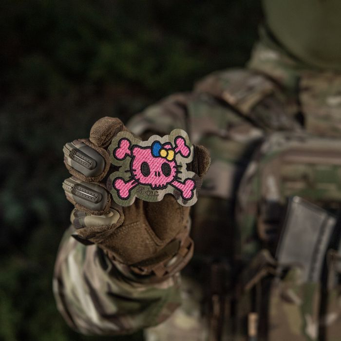 M-Tac нашивка KITTY (вишивка) Pink/Multicam