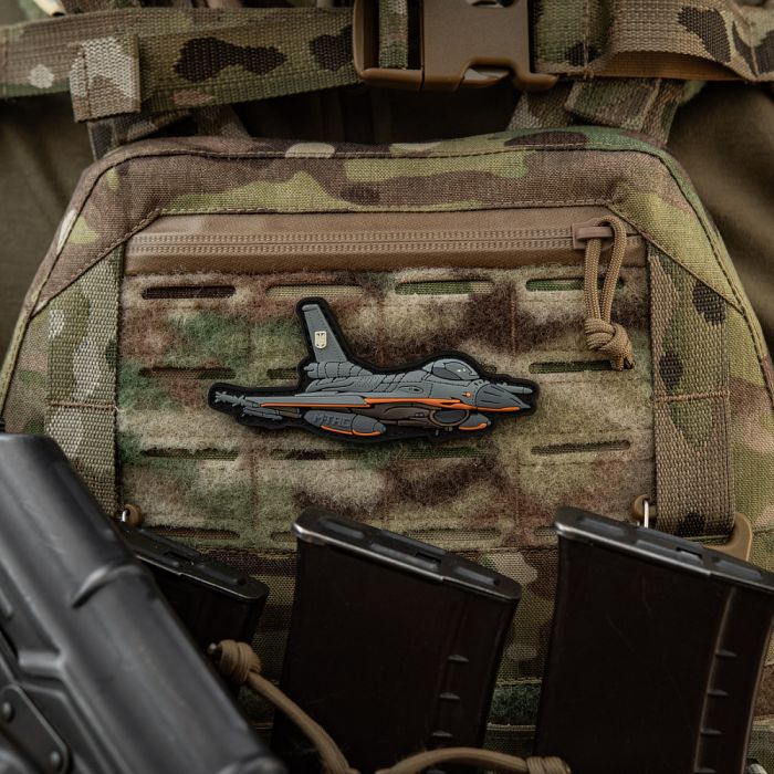 M-Tac нашивка F-16 PVC