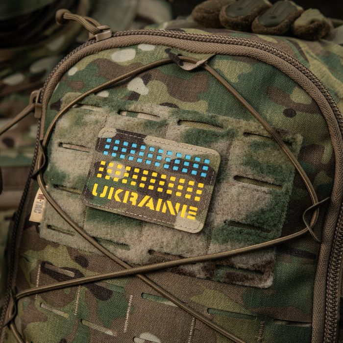 M-Tac нашивка Ukraine Laser Cut Multicam/Yellow/Blue/GID
