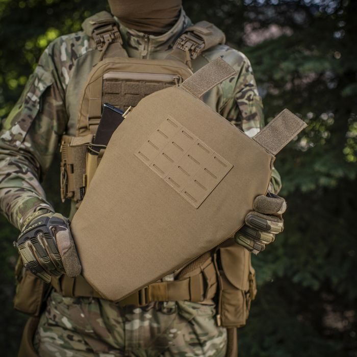M-Tac фартух протиуламковий з балістичним пакетом 2 клас Laser Cut XL Coyote