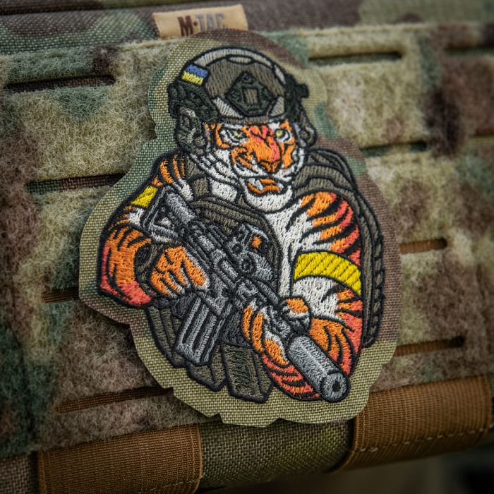 M-Tac нашивка Tiger (вишивка) Multicam/RG/Yellow