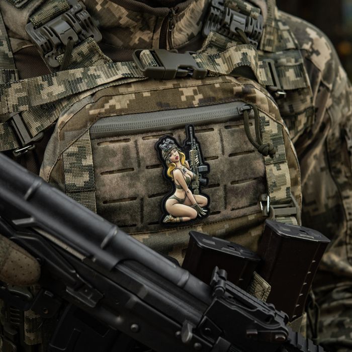 M-Tac нашивка Tactical girl №5 PVC Olive