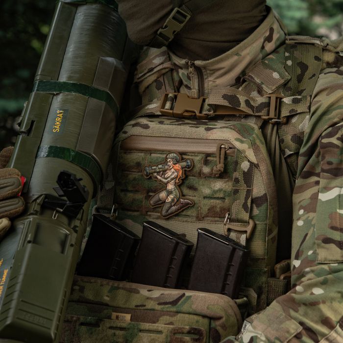M-Tac нашивка Tactical girl №10 PVC Skandinavik