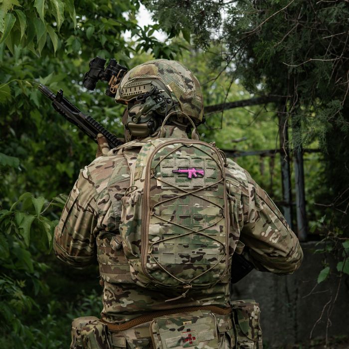M-Tac нашивка M4A1 3D PVC Pink