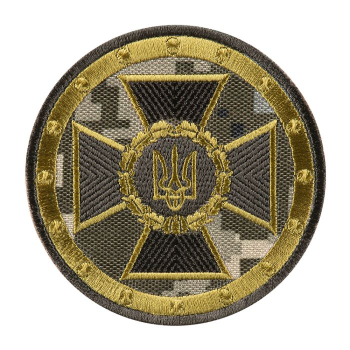 Шеврон СБУ круг хрест MM14