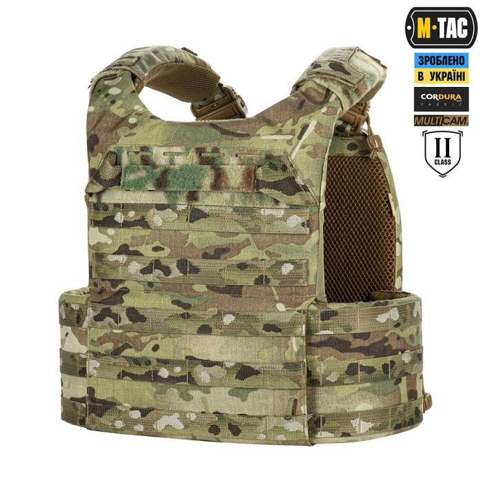 M-Tac плитоноска Cuirass FAST Elite Gen.II 2 клас захисту (розмір плити M) Multicam