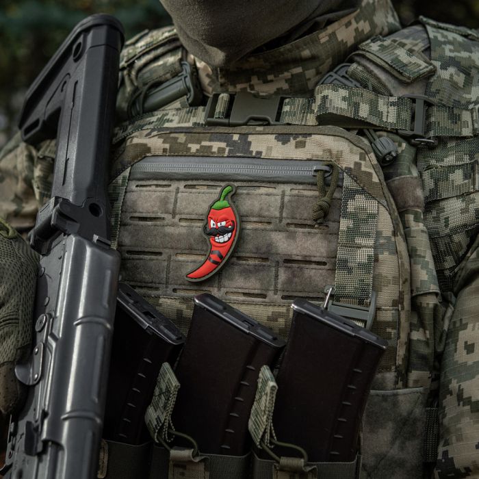 M-Tac нашивка Перчик 3D штаб-сержант (PVC)