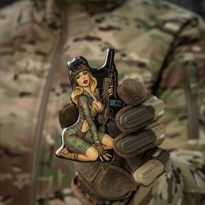 M-Tac наклейка об'ємна Tactical girl №5 Якудза