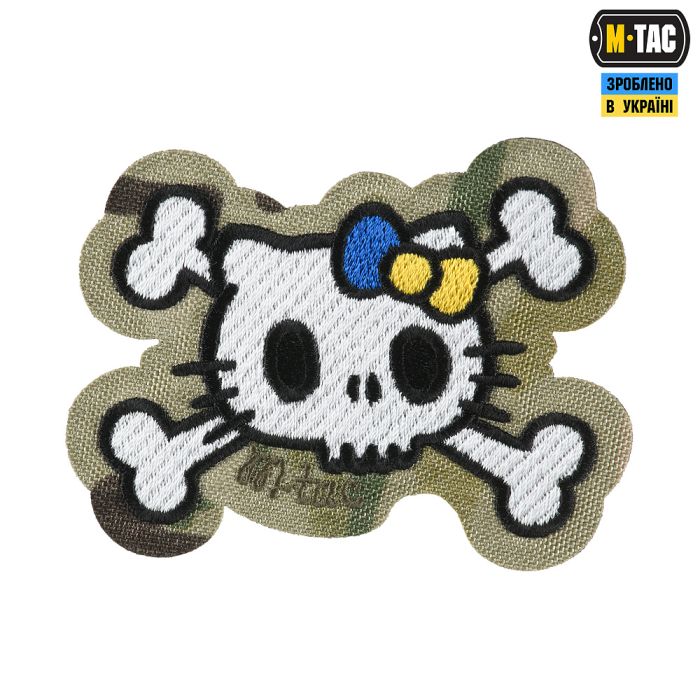 M-Tac нашивка KITTY (вишивка) White/Multicam