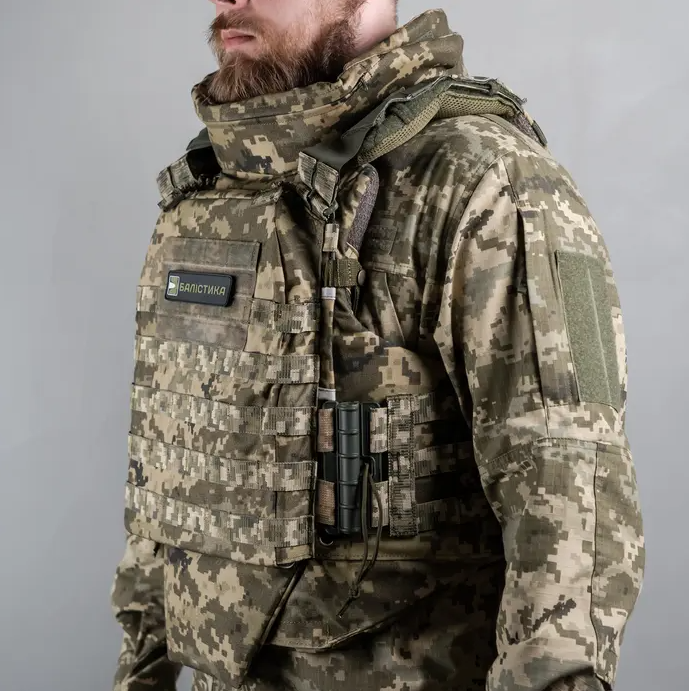 Балістика Полегшений бронежилет "Сармат L-XL" 27х33 з балістичним захистом 1 класу (ММ-14)