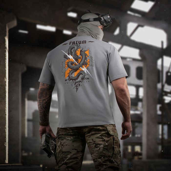 M-Tac футболка Fatum Group Light Grey